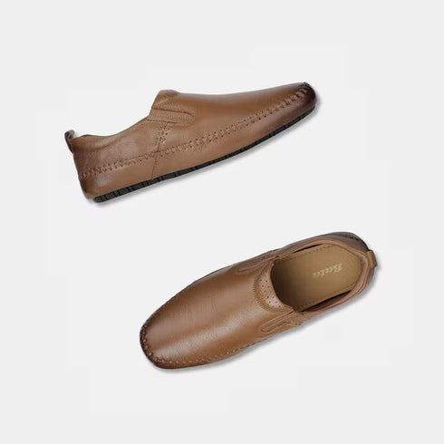 Bata Tan Formal Shoes For Men