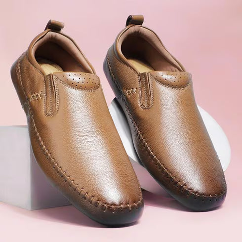 Bata Tan Formal Shoes For Men
