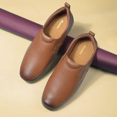 Bata Tan Formal Shoes For Men
