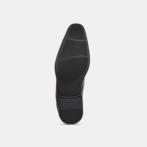 Hush Puppies Dark Brown Slip On Formal Shoes For Men (Style 8554002)