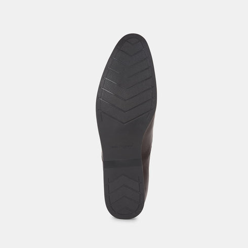 Hush Puppies Brown Slip On Formal Shoes For Men (Style 8554050)