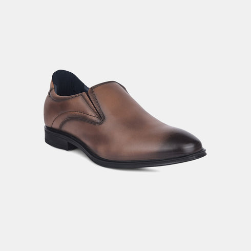 Bata Brown Formal Slip-On Shoes For Men (Style 8554267)