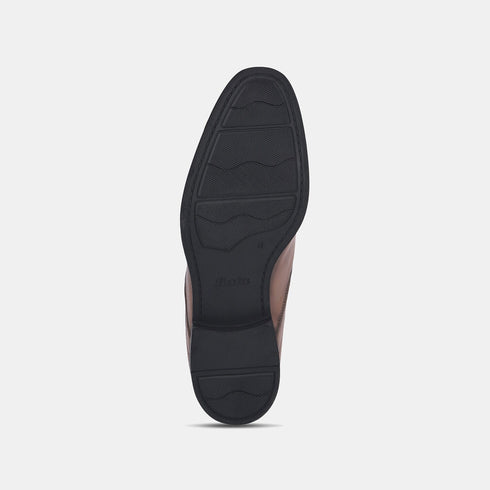 Bata Brown Formal Slip-On Shoes For Men (Style 8554267)