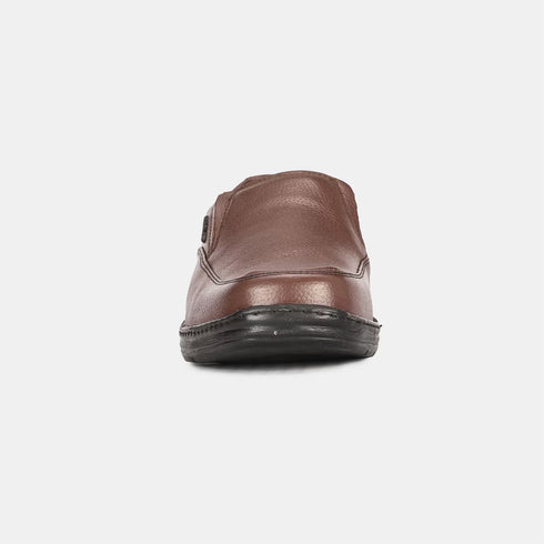 Hush Puppies Brown Slip On Formal Shoes For Men (Style 8554546)