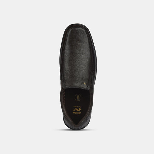 Bata Dark Brown Formal Slip-On Shoes For Men (Style 8554627)