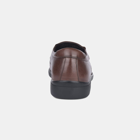 Hush Puppies Brown Formal Slip-On Shoes For Men (Style 8554654)