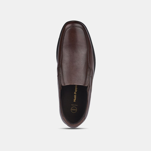 Hush Puppies Brown Formal Slip-On Shoes For Men (Style 8554654)