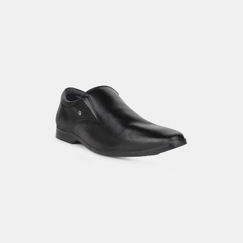 Hush Puppies Black Slip On Formal Shoes For Men (Style 8556050)