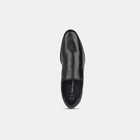 Hush Puppies Black Slip On Formal Shoes For Men (Style 8556050)
