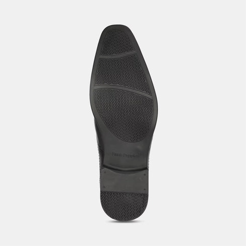 Hush Puppies Black Slip On Formal Shoes For Men (Style 8556132)