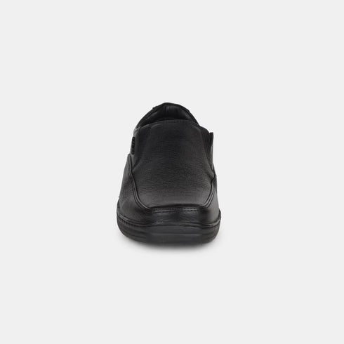 Hush Puppies Black Slip On Formal Shoes For Men (Style 8556546)