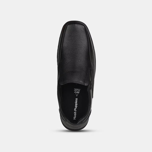 Hush Puppies Black Slip On Formal Shoes For Men (Style 8556546)