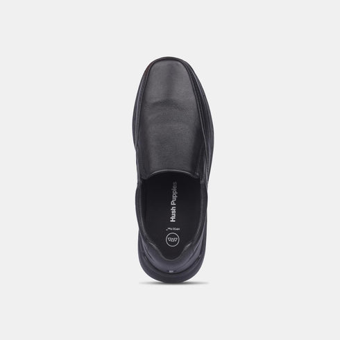 Hush Puppies Black Slip On Formal Shoes For Men (Style 8556647)