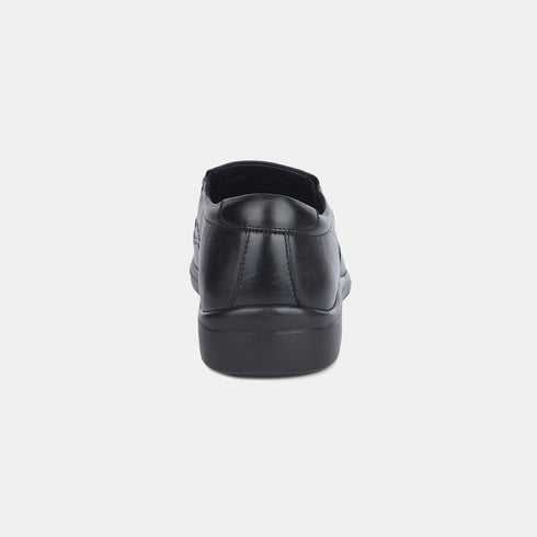 Hush Puppies Black Formal Slip-On Shoes For Men (Style 8556654)