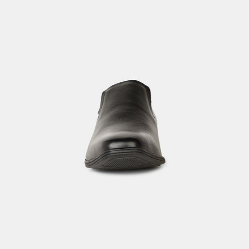 Hush Puppies Black Slip On Formal Shoes For Men (Style 8556732)