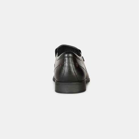 Hush Puppies Black Slip On Formal Shoes For Men (Style 8556732)