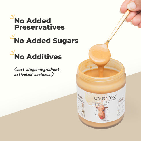 Everaw Nutrition Sprouted Peanut Butter