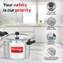 Prestige Svachh Aluminium Anti Bulge Gas And Induction Compatible Pressure Cooker 7.5 L Silver