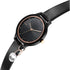 Sonata Blush Quartz Analog Black dial Leather Strap Watch for Women