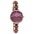 Sonata Wedding Edit Quartz Analog Maroon Dial Stainless Steel With Acetate Strap Watch For Women