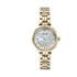 Sonata Wedding Quartz Analog Off White Dial Stainless Steel Strap Watch For Women Style NU87077YM01