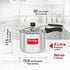 Prestige Nakshatra Plus Svachh Aluminium Spillage Control Pressure Cooker 2 L Silver