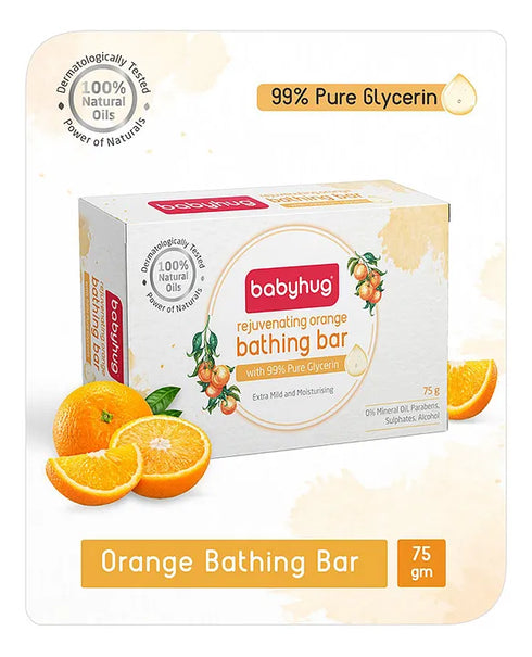 Babyhug Rejuvenating Orange Glycerin Bathing Bar