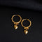 22 Carat Gold Heart Hoop Ear Rings 0.94g by Mahita Collections
