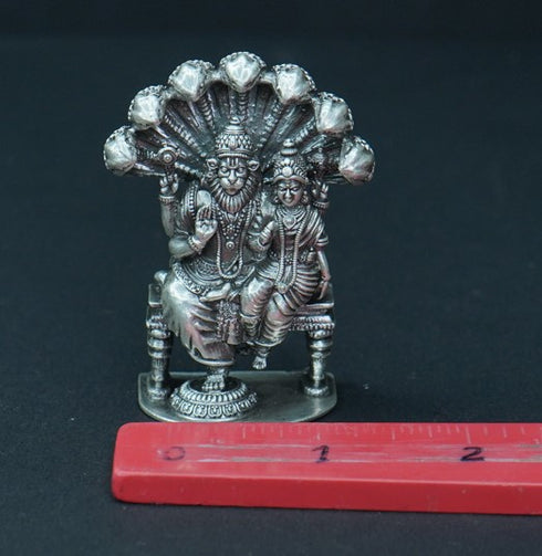 Pure Silver Antique Narasimha Swamy 88.16g By Mahita Collections