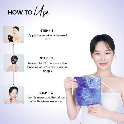 Mirabelle Korea Bubble Pop Sparkling Mask