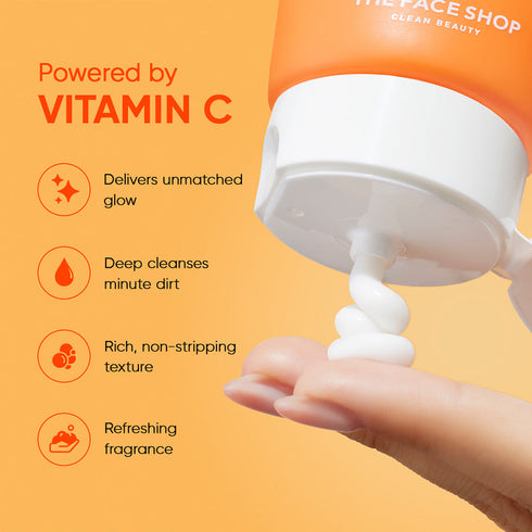 The Face Shop Vitamin C Brightening Foaming Face Wash