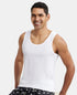 Jockey Super Combed Cotton Round Neck Sleeveless Vest | White | 80cm