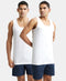 Jockey Super Combed Cotton Round Neck Sleeveless Vest | White | Pack of 2 | 80cm
