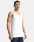 Jockey Super Combed Cotton Round Neck Sleeveless Vest | White | Pack of 2 | 80cm