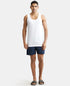 Jockey Super Combed Cotton Round Neck Sleeveless Vest | White | Pack of 2 | 80cm