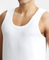 Jockey Super Combed Cotton Round Neck Sleeveless Vest | White | Pack of 2 | 80cm