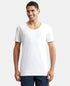 Jockey Super Combed Cotton Round Neck Half Sleeved Vest | White | Pack of 2