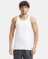 Jockey Super Combed Cotton Round Neck Sleeveless Vest | White