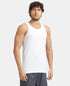 Jockey Super Combed Cotton Round Neck Sleeveless Vest | White