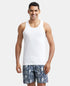 Jockey Super Combed Cotton Round Neck Sleeveless Vest | White | Pack of 2