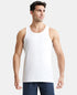 Jockey Super Combed Cotton Round Neck Sleeveless Vest | White| Pack of 3