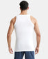Jockey Super Combed Cotton Round Neck Sleeveless Vest | White| Pack of 3