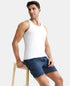 Jockey Super Combed Cotton Round Neck Sleeveless Vest | White| Pack of 3