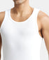 Jockey Super Combed Cotton Rib Round Neck Sleeveless Vest with StayFresh Properties | White | Pack of 2