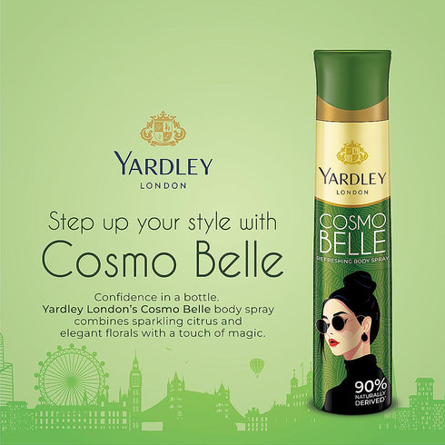 Yardley Cosmo Belle Refreshing Body Spray for Women