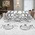 Vinod 51 Pieces Stainless Steel Dinner Set Heavy Gauge steel Tough and Strong Mirror finish Dishwasher safe and ISI certified