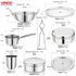 Vinod Deluxe 116 Pieces Griha Pravesh Set Elegant Gifting Option for Weddings Anniversaries and Auspicious Occasions