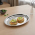 Vinod Stainless Steel Oval Rice Tray with Highest Grade Stainless Steel Mirror Finish Rust Free Tough and Durable Easy to Clean