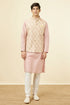Manyavar Beige Floral Work Jacket