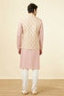 Manyavar Beige Floral Work Jacket
